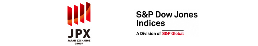 日本取引所グループとS&Pダウ・ジョーンズ・インデックスのロゴ