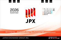 2026 JPX Desk Calendar
