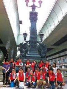 Nihonbashi cleanup event Nihonbashi cleanup event