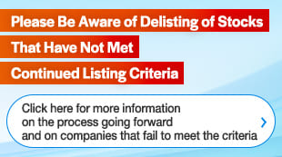 Expiration of Transitional Measures Regarding Continued Listing Criteria