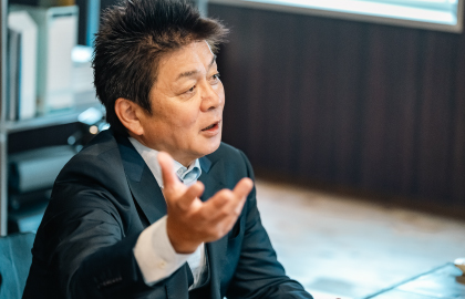 蓮尾 拓也(株式会社五健堂)インタビュー写真 蓮尾 拓也(株式会社五健堂)インタビュー写真